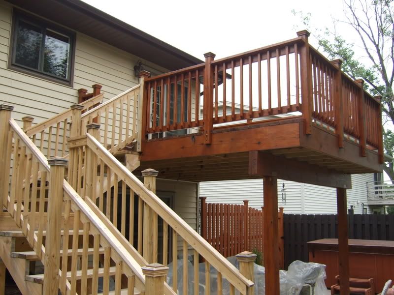 Notch deck posts with router? Or skip the notching?